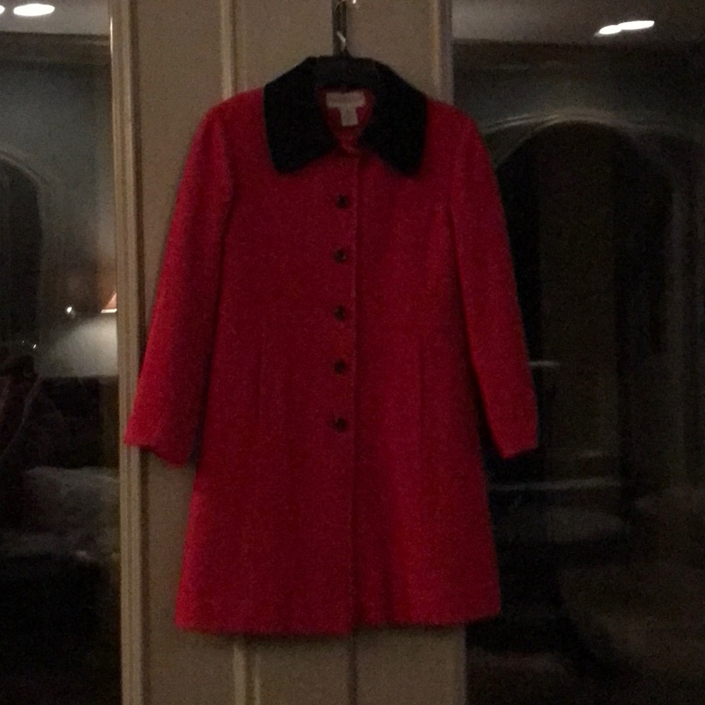 Red, junior size, pea coat!